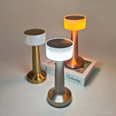 Cordless LED Touch Table Lamp - Wireless Night Light for Bedside
